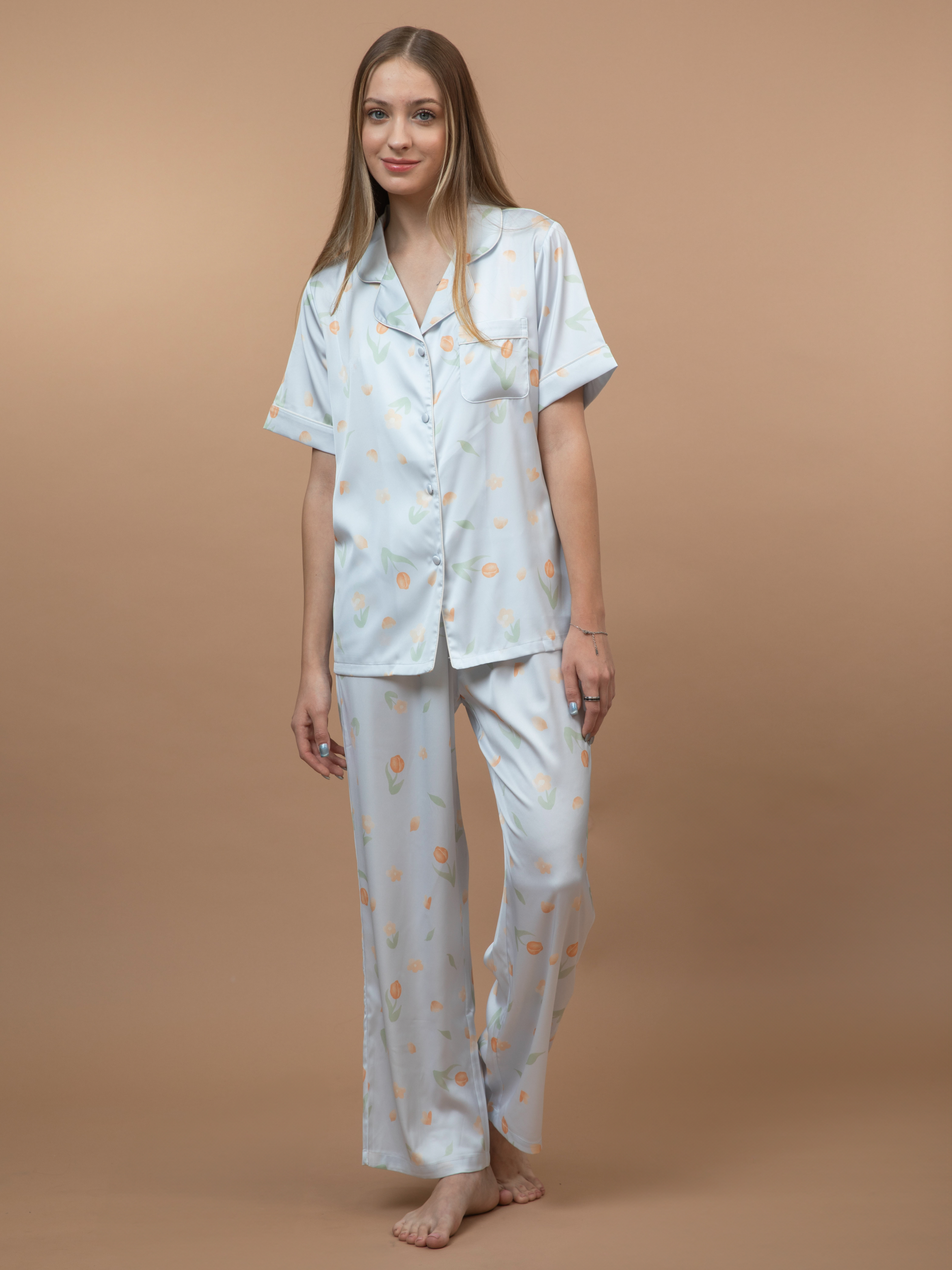 Lani Blue Floral Pajamas