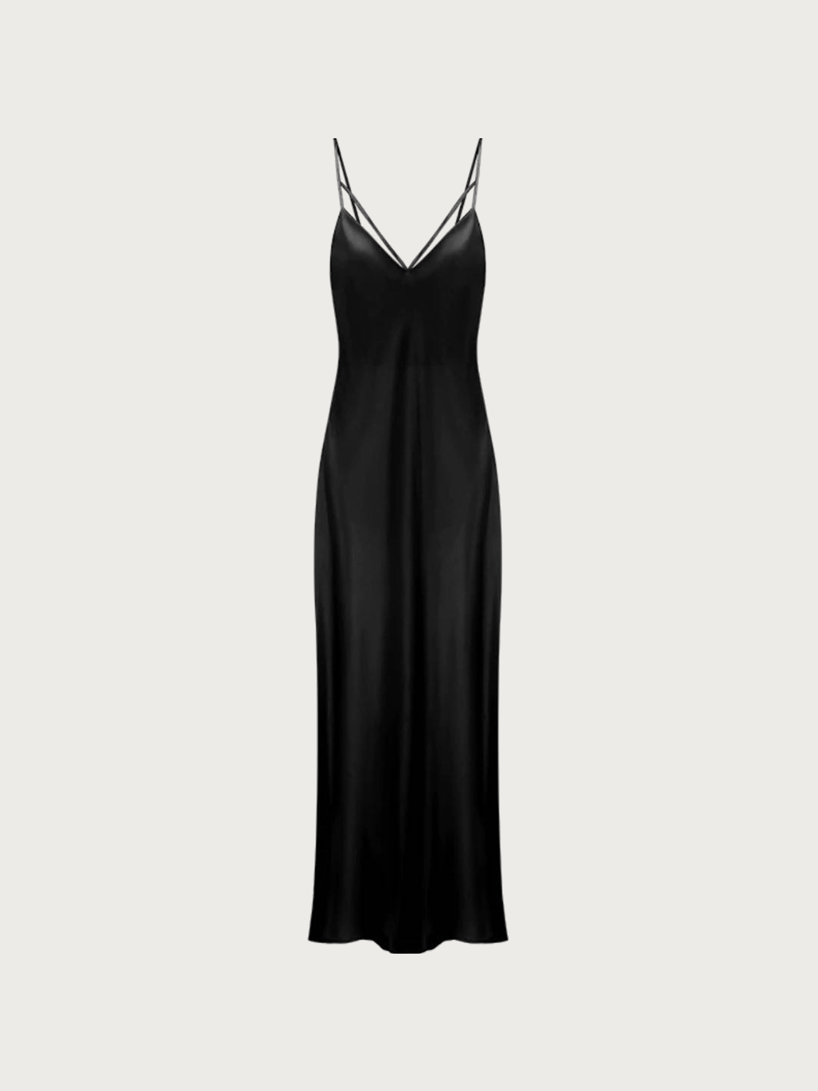 Mavi Mulberry Silk Slip Midi Dress