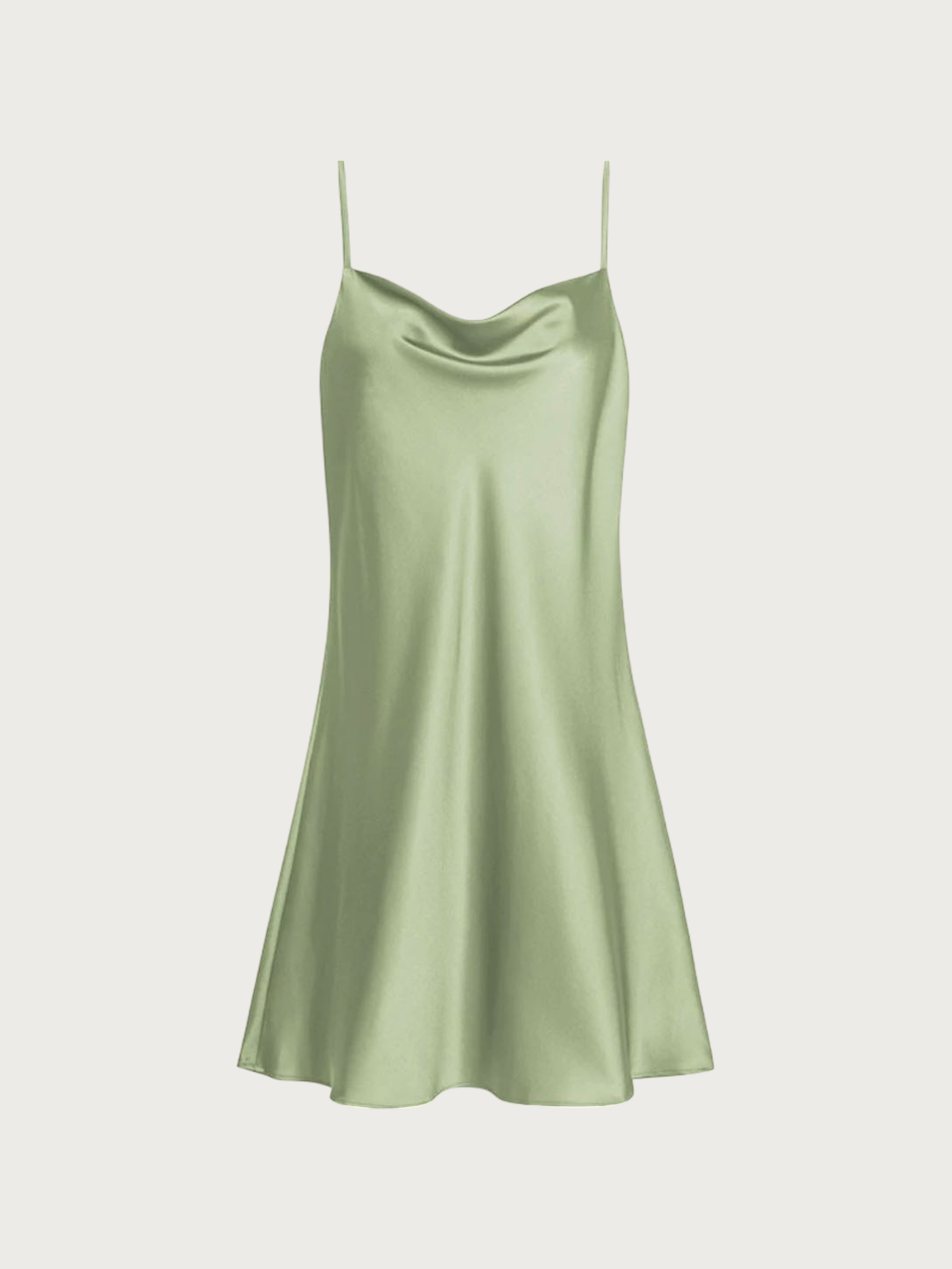 Medora Mulberry Silk Green Slip Short Dress Medora Mulberry Silk Green Slip Short Dress